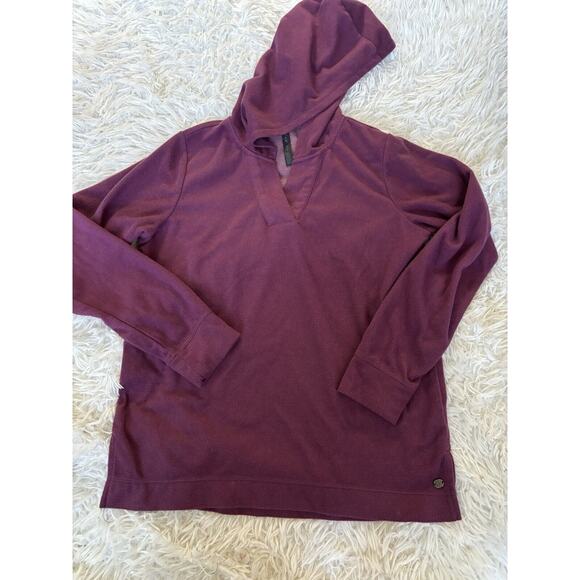 Gaiam Adult Sz. M Soft Pullover Purple Hoodie. Warm Not Bulky - Picture 1 of 11